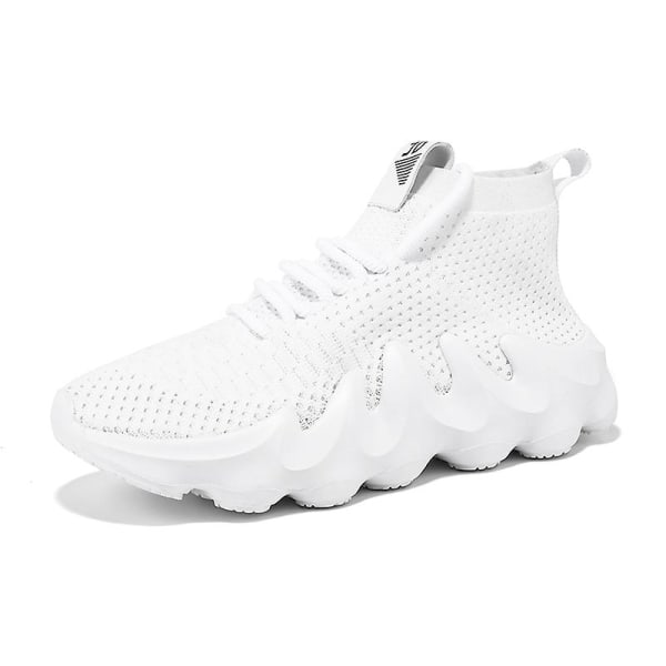 Sneakers för män Halkfria Coconut Skor Löparskor L450 White 41