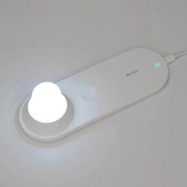 10W Qi Fast trådlös laddare bordsnattlampa
