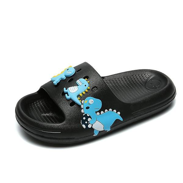 Barnsandaler Mode Casual Andas strandskor F002 Black 29
