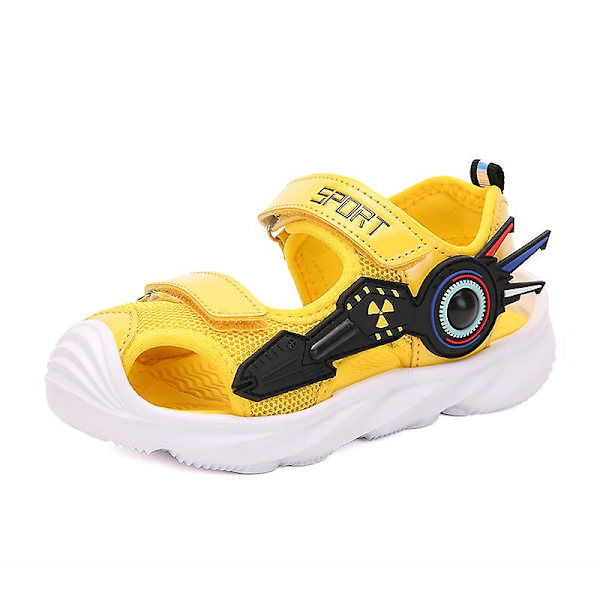 Barns strandtofflor Modesandaler Utomhus Halkfria inomhusskor 2101-3 Yellow 30