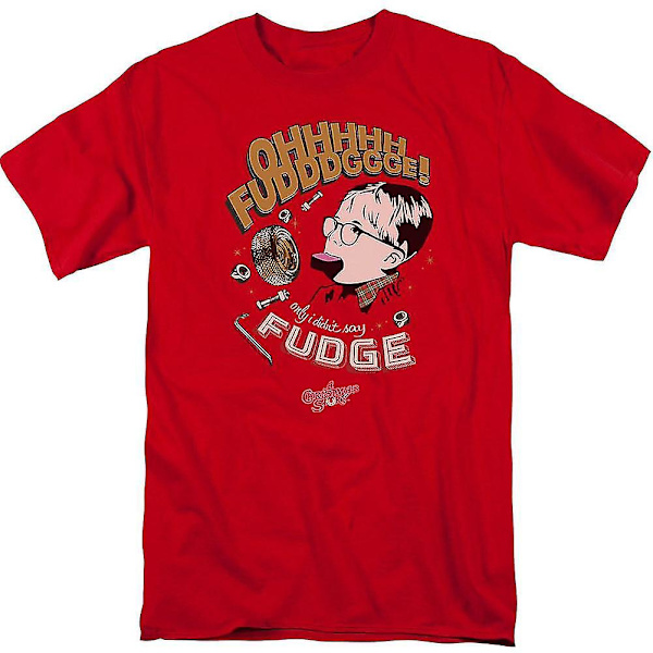 En julberättelse Fudge vuxen T-shirt M
