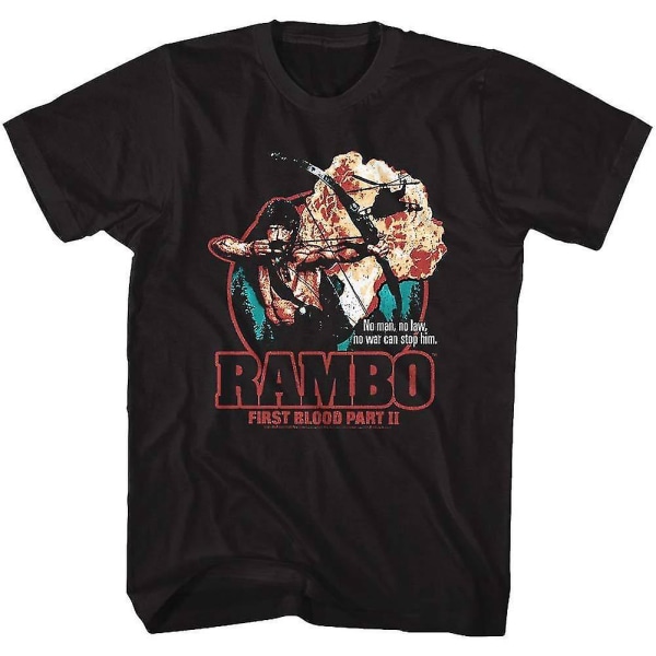 Rambo 1st Blood Part Ii T-shirtkläder XXL