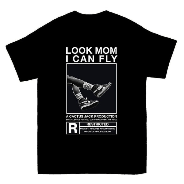 Travis Scott Jordan Look Mom I Can Fly T-shirt M