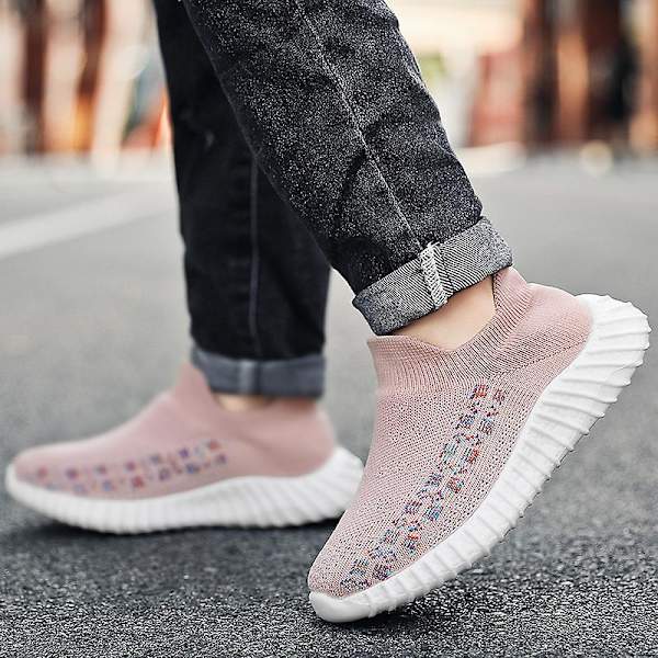 Sneakers för barn som andas löparskor Mode Sportskor Wz631 Pink 34