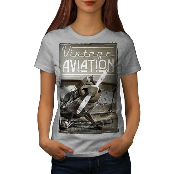Vintage Aviation Women T-shirt S