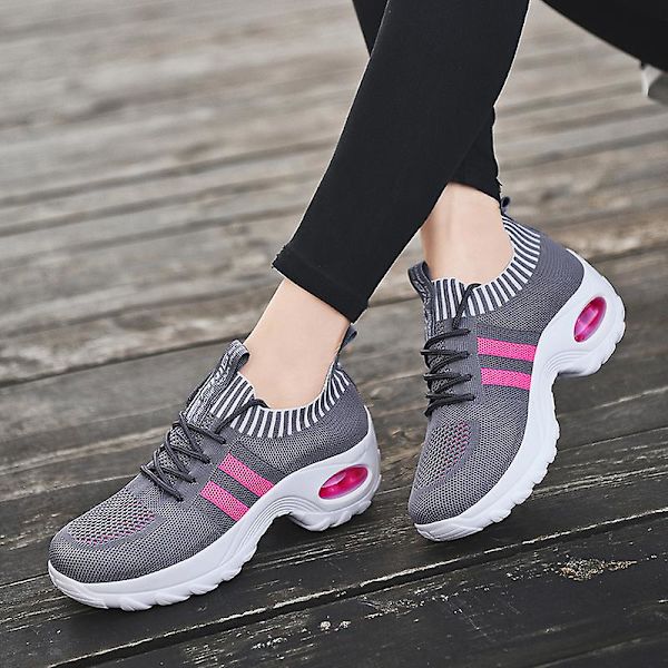 Damsportskor Flying Woven Air Cushion Löparskor Fr2086 Gray 41