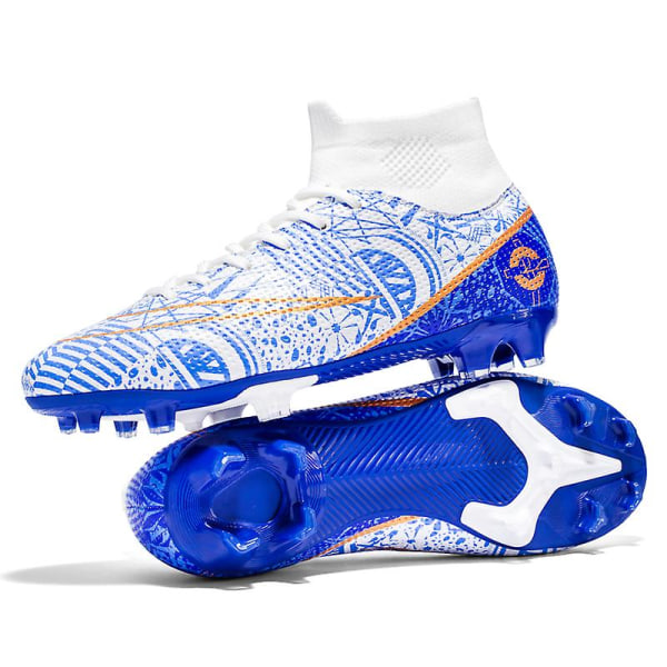 Fotbollsskor dam Spikes Fotbollsskor för ungdomar Stövlar Atletisk Sneaker 3C1101 White 36