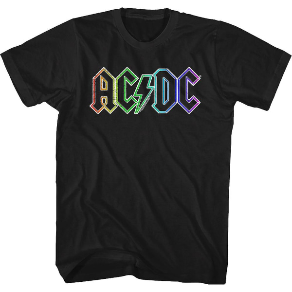 ACDC skjorta med neonlogotyp S