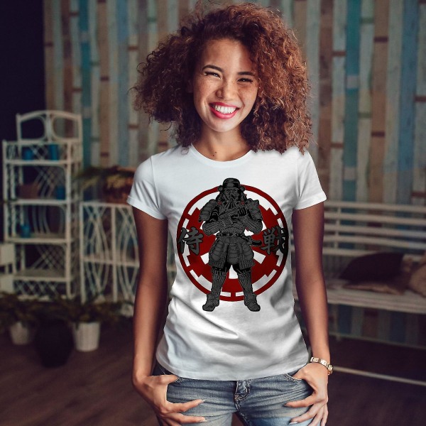 Japanese Art Cool Women Whitet-shirt XL