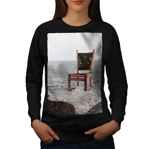 Ocean Art Photo Nature Women Blacksweatshirt XL