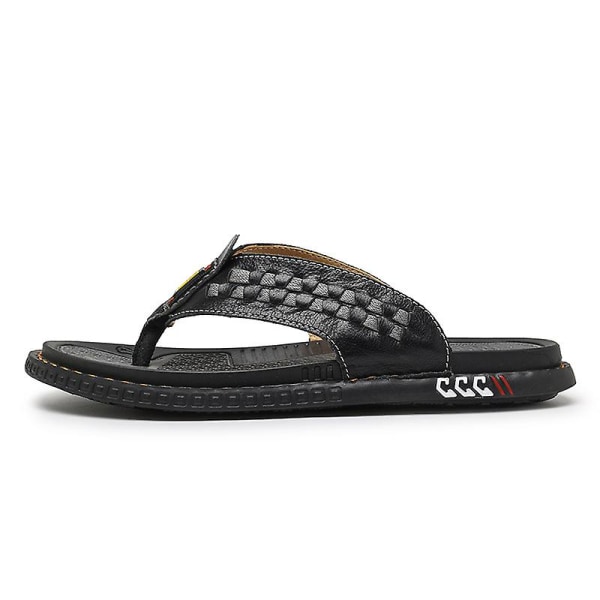 Herr Sport Flip Flops Komfort Casual Stringsandaler Utomhus 3C8611 Black 38