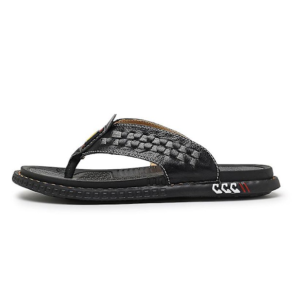 Herr Sport Flip Flops Komfort Casual Stringsandaler Utomhus 3C8611 Black 41