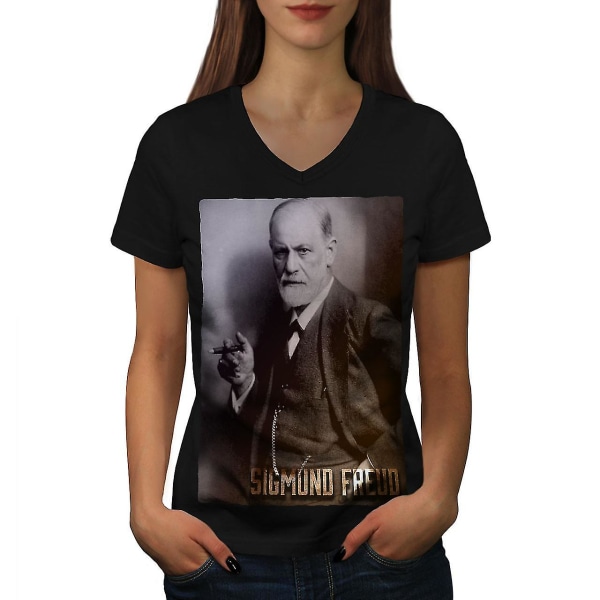 Sigmund Freud T-shirt för kvinnor S