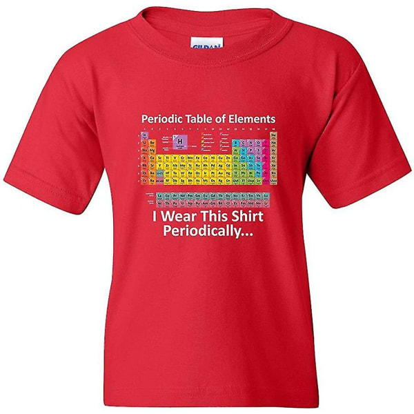 Periodisk tabell av element Rolig humor Dt Ungdoms T-tröja för barn Large