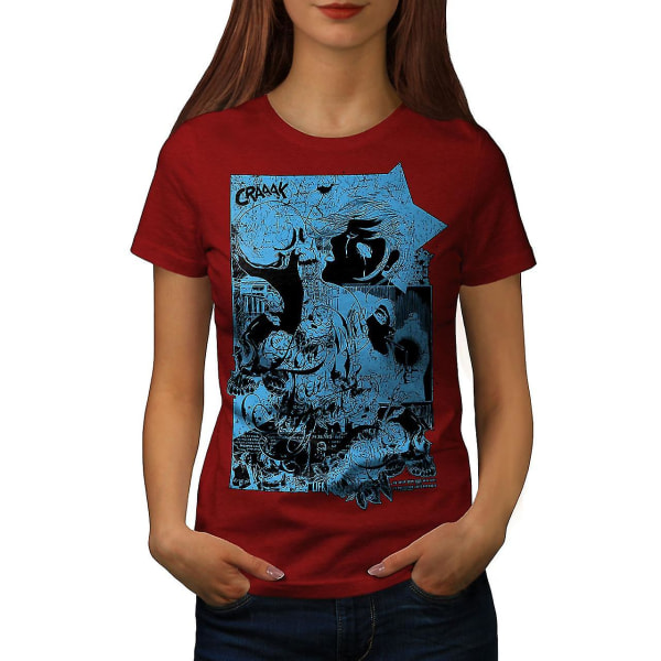 Comics Skull Cool Women Redt-shirt 3XL