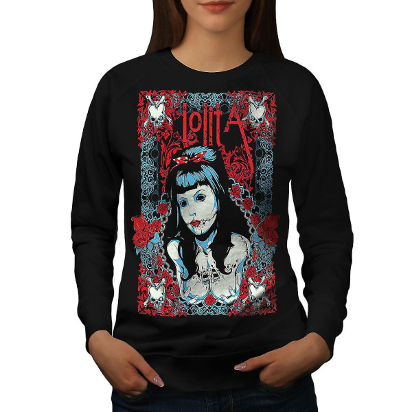 Lolita Sexig Dead Women Blacksweatshirt | Wellcoda L