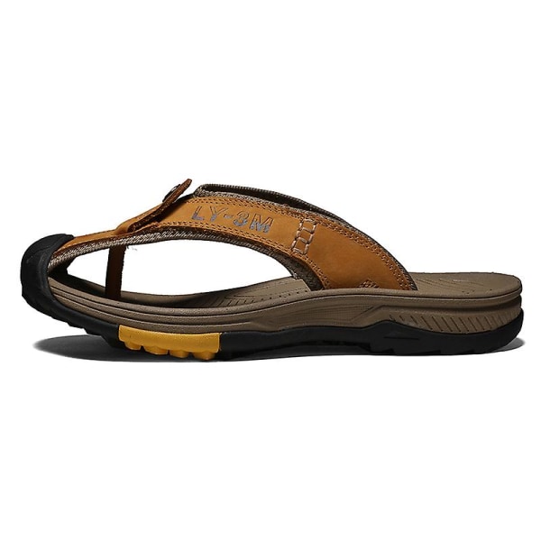Herrtofflor Kohud Flip-Flop sandaler 1F7223 Brown 37
