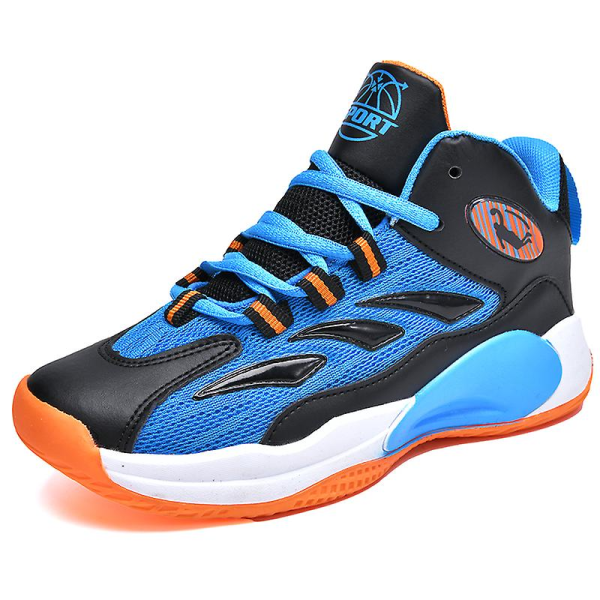 Pojkar Flickor Sneakers Andas löparskor Mode Sportskor 3A2807 BlackBlue 33