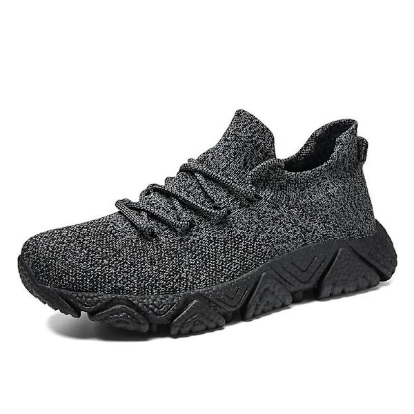 Herr Fly Weaving Sneakers Andas löparskor Mode Sportskor 3Am88 Gray 44