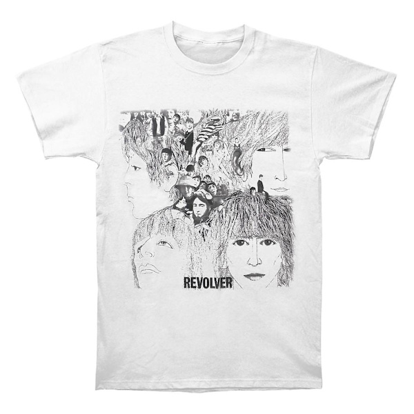 The Beatles Revolver Album Cover Vit T-shirt M