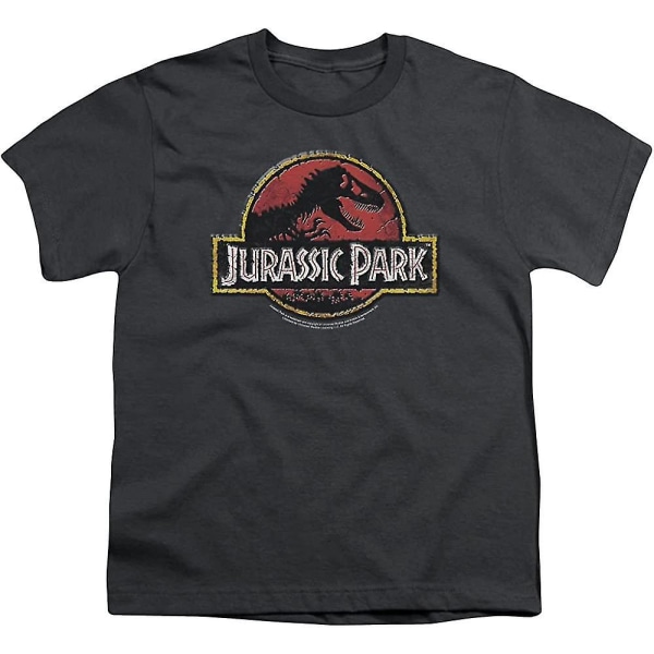 Ungdom: Jurassic Park - Stenlogotyp Barn T-shirt storlek M