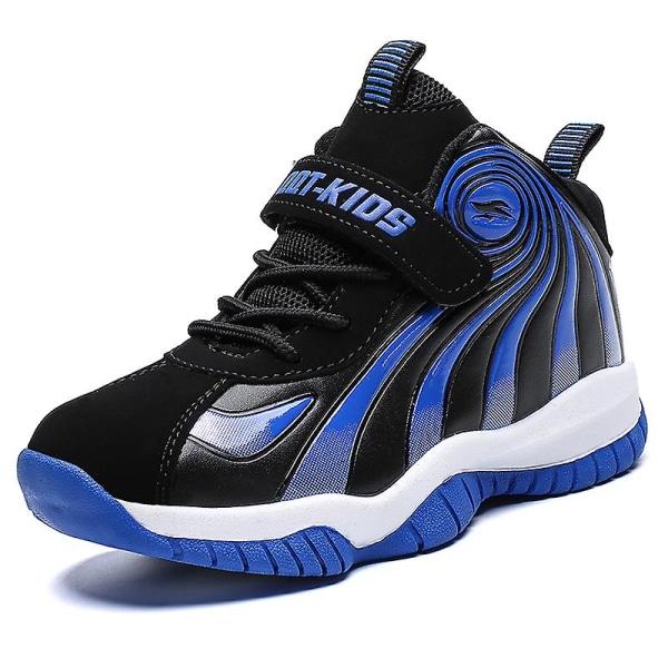 Basketskor för barn Mode Halkfria sneakers Sportskor som andas 3987Em BlackBlue 33