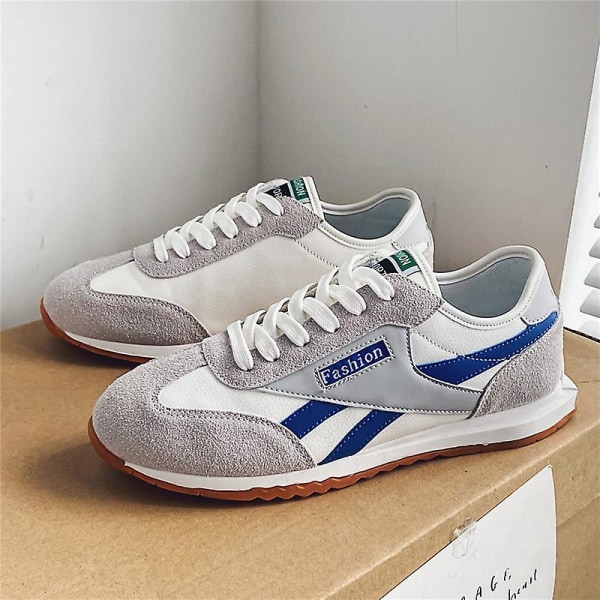 Casual för män Mode tyska träningsskor 1Gn582 Blue 40