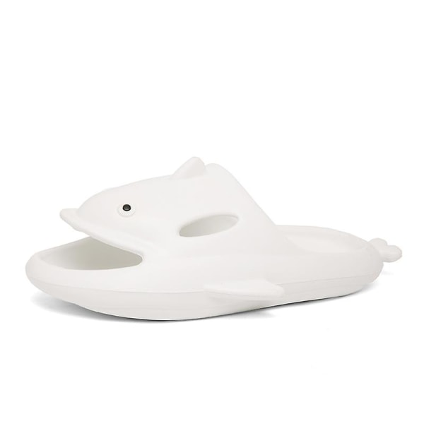 Män Kvinnor Strandtofflor Mode Sandaler Utomhus Halkfria inomhusskor 5001 White 42-43