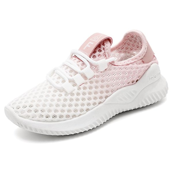 Sneakers för barn Löpartennisskor Lättviktsventilerande Sport Athletic 3D6657 Pink 33