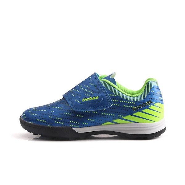 Fotbollsskor för barn Spikes Fotbollsskor för ungdomar Stövlar Athletic Sneaker 3Cs21507 Blue 28