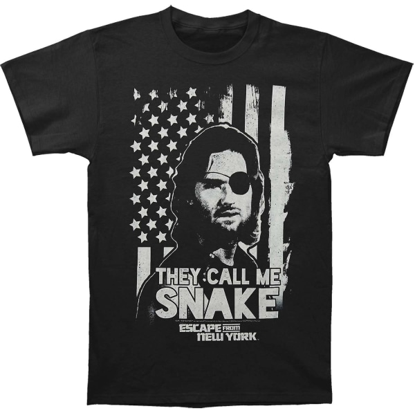 Escape From New York Snake Flag T-shirt L