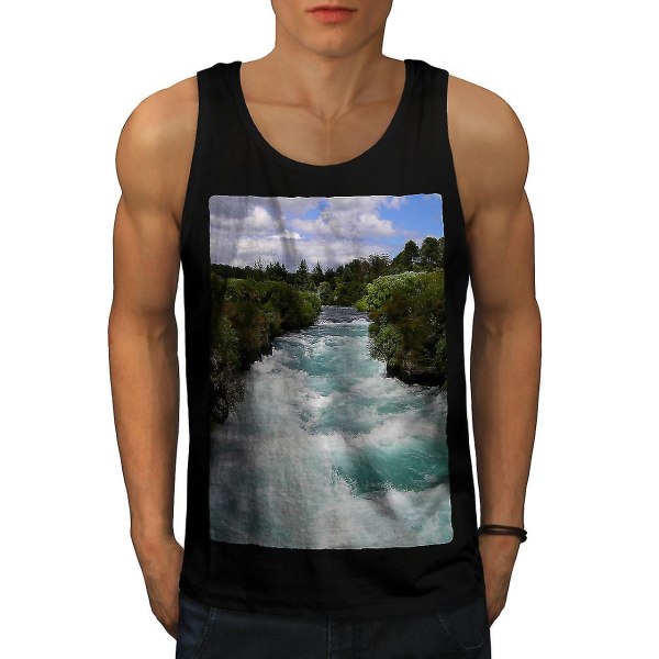 River Forest Foto Män Blacktank Top M