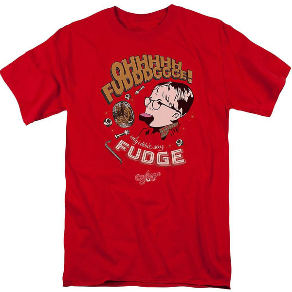 En julberättelse Fudge vuxen T-shirt S