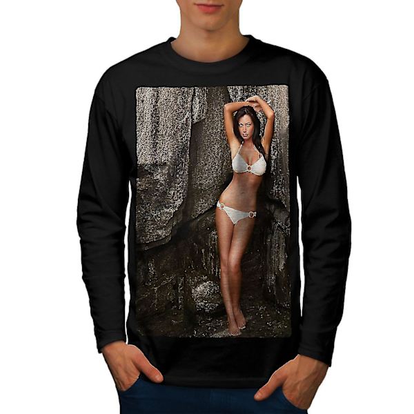 Sea Girl Hot Bikini Herr långärmad T-shirt 3XL