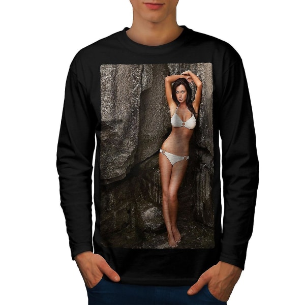 Sea Girl Hot Bikini Herr långärmad T-shirt L