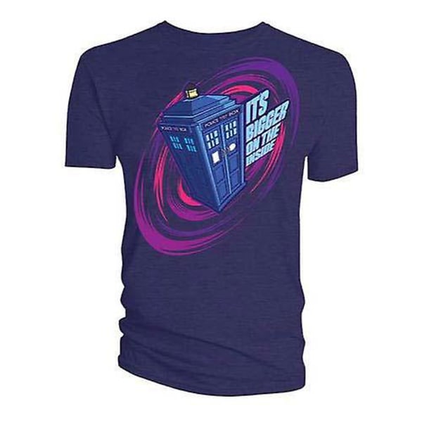 Doctor Who Comic Tardis Bigger on the Inside T-shirt M