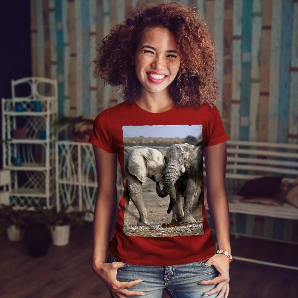 Elephant Love Wild Women T-shirt XXL