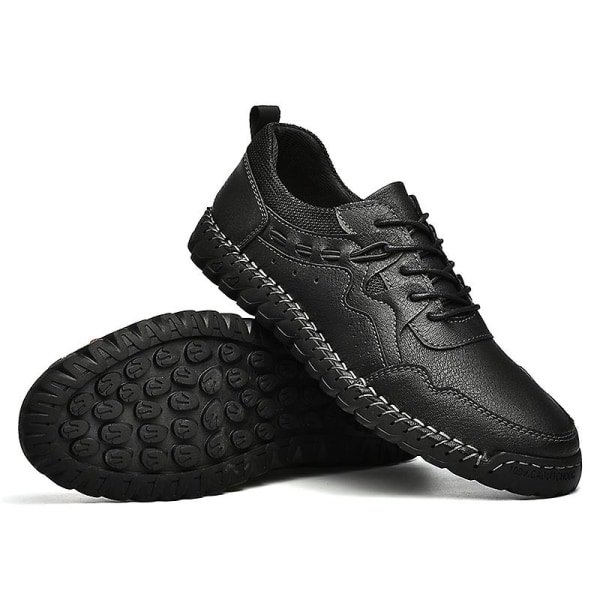 Herrskor Mode Sneaker Löparskor Halkfria Casual Skor K8903 Black 40