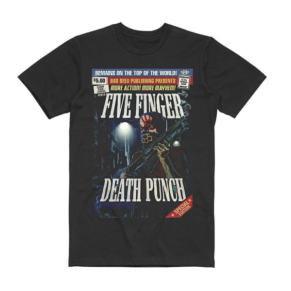 Five Finger Death Punch Comic Book T-shirt L
