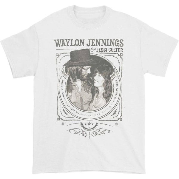 Waylon Jennings Waylon och Jesse Good Timin Tee T-shirt XXL