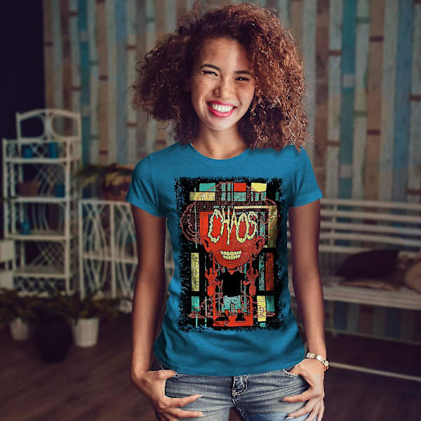 Chaos Zombie Dead Mode Kvinnor Royal Bluet-shirt M