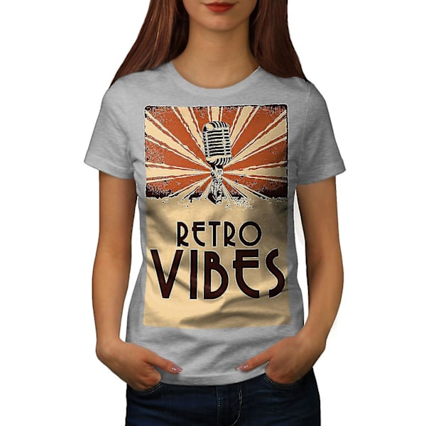 Retro Vibes Old Women T-shirt XL