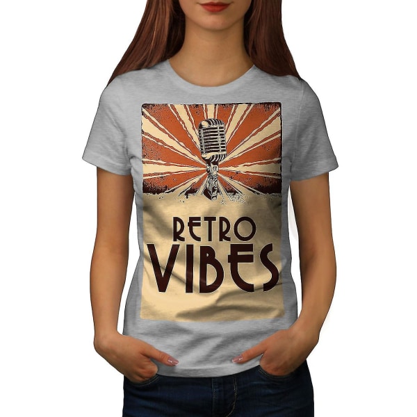 Retro Vibes Old Women T-shirt XXL
