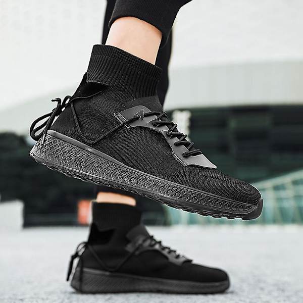 Basketskor för män Andas Sneakers Löparskor 3Ay861 Black 41