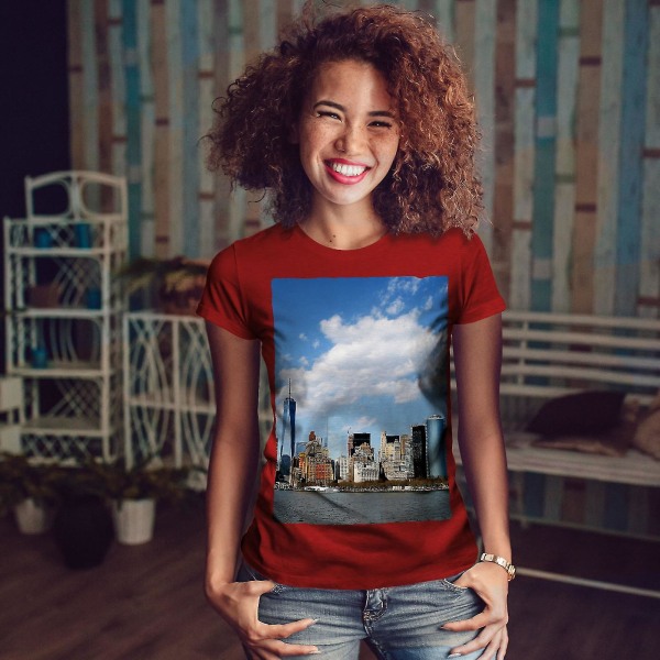 Usa Urban Metropolis T-shirt för kvinnor 3XL