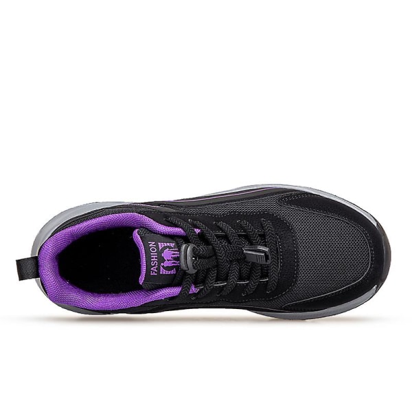 Damsneakers Andas löparskor Mode Sportskor 3C8216 BlackPurple 40