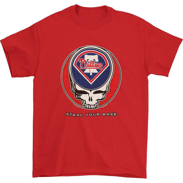 Grateful Dead Philadelphia Phillies Steal Your Base T-shirt M