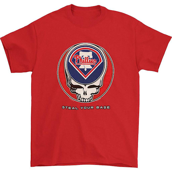 Grateful Dead Philadelphia Phillies Steal Your Base T-shirt XXXL
