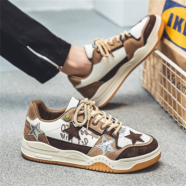 Herr Sneakers Andas Herr Skateboard Skor Löparskor 3Abk53 Brown 41