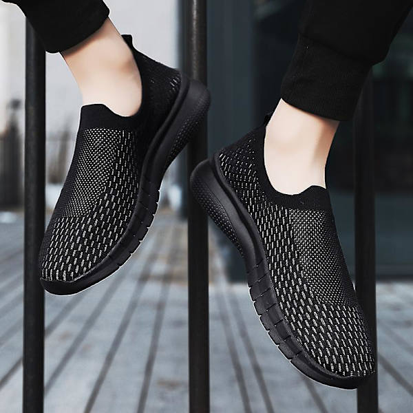 Herrsneakers Ultralätt andas löparskor Fr28270 Black 41